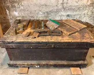 Antique Trunk For Restoration