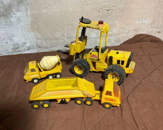 Vintage Tonka Forkcliff Dump Truck Cement Truck