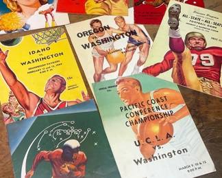 WSU & UW Vintage sports ephemera