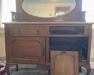 Antique Mirrored Dresser For Repair