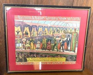 Vintage Barnum And Bailey Circus Print