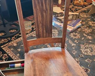 Antique sewing rocker