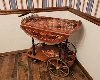 stunning serving cart