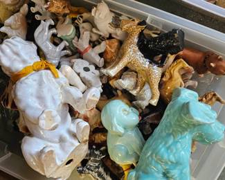 lots of vintage dogs