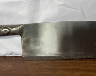 Metal Japanese Cleaver * #2 * Decorative Handle
