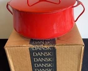 New Dansk Kobenstyle 6 Quart Casserole NO. 716 Made in Denmark
