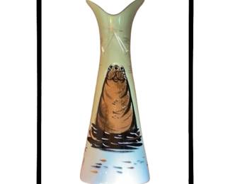Sea Lion Decorative Vase By Designer Sascha Brastoff

