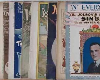 Vintage Sheet Music (12 count)
