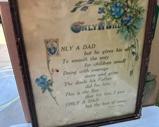 Dad Framed Art Framed $12.00