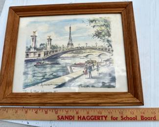 Paris Framed Print $8.00