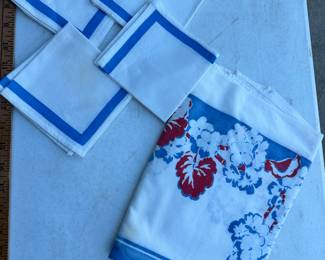 Tablecloth #2 and Napkins $8.00