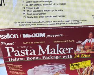 Salton Pasta Maker $20.00