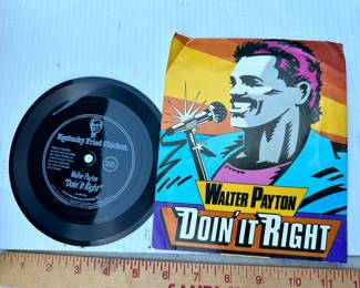 Walter Payton 45 Record $3.00