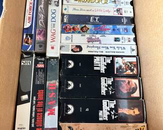 VHS Tapes All in this photo and next $20.00