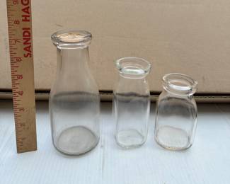 3 Milk Bottles $16.00