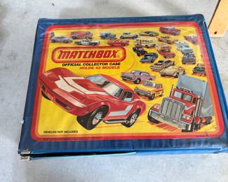 Matchbox Official Collector Case with cars in next photos, see photo of condition of case $48.00