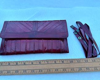 Burgandy Purse $5.00