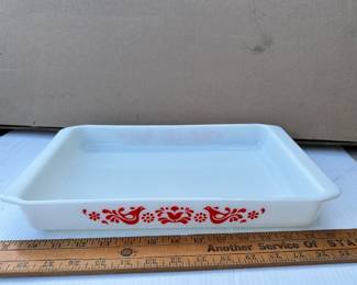 Pyrex Friendship Birds Lasagna Pan  $26.00