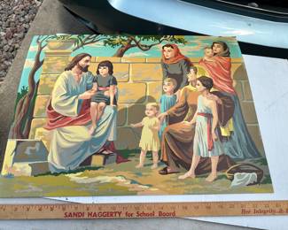 Jesus Paint by number $14.00