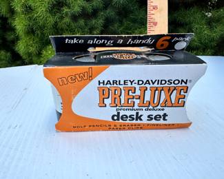 Harley Davison Pre-Lux Desk Set $5.00