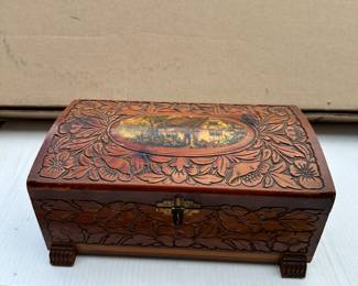 Wood Trinket Box $12.00