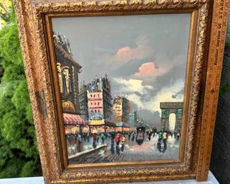 Original Art Busy Street $35.00