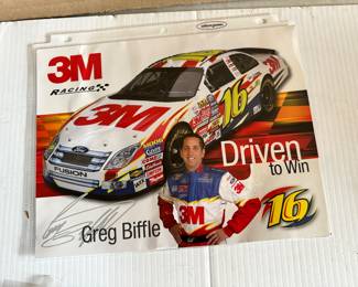 Greg Biffle $15.00 Autograph