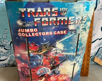 Transformer Carry Case with Decoder Cards, Booklets and Transformers $100.00 for all 