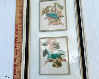 Feather Art Birds $15.00