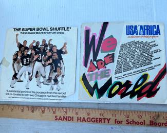 Super Bowl Shuffle and We are the World $10.00 for both 