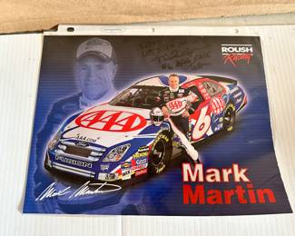 Mark Martin Autograph $8.00