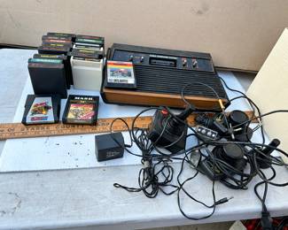 Vintage Atari with Games $65.00