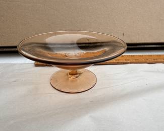 Amber Footed Bowl $8.00