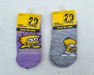 2 Simpson Kids Socks $4.00
