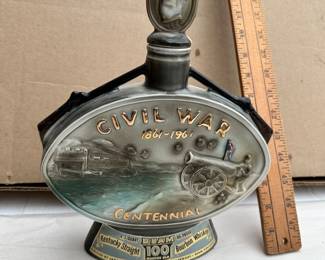 Empty Jim Beam Civil War Decanter $8.00