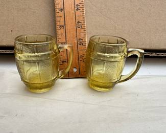 Amber Barrel Mug Both $4.00