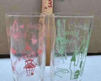 Swift Peanut Butter 2 Wizard of Oz glasses $15.00 for both