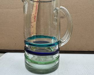 Art Glass Pitcher $12.00