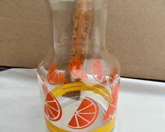Libby Orange Carafe $7.00