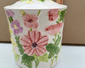 Lefton Flower Canister $10.00