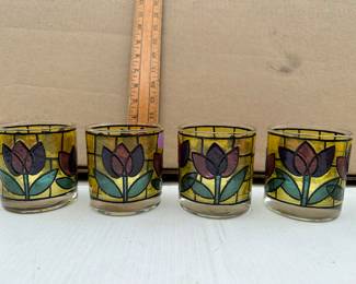 6 West Virginia Stained Glass Set $18.00