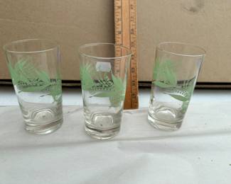 3 Glass Set $6.00