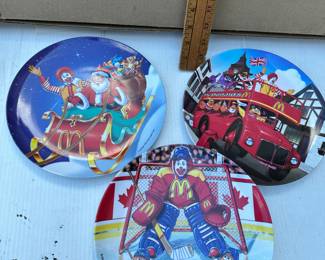 5 McDonalds Plates $12.00
