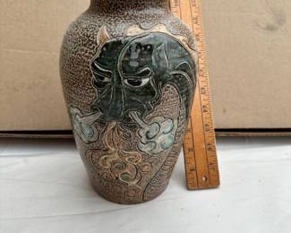 A&A Pottery Dragon Vase $35.00