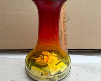Blenko Amberina Vase $75.00
