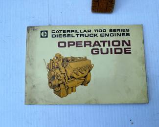 Caterpillar 1100 Series Operation Guide $10.00