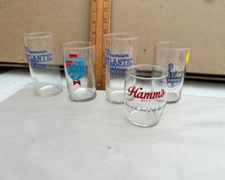 5 Beer Glasses $10.00