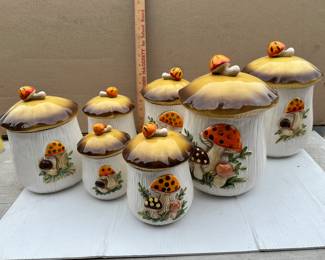 Mushroom Canister Set $125.00