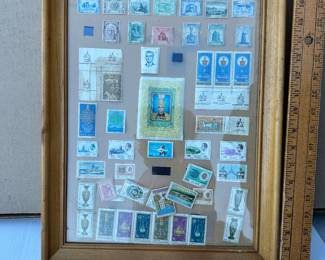 Framed Stamps $25.00