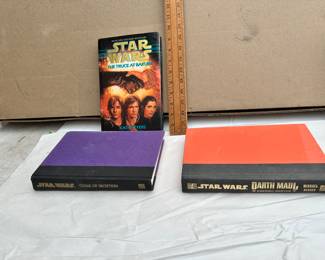 3 Star Wars Books $6.00